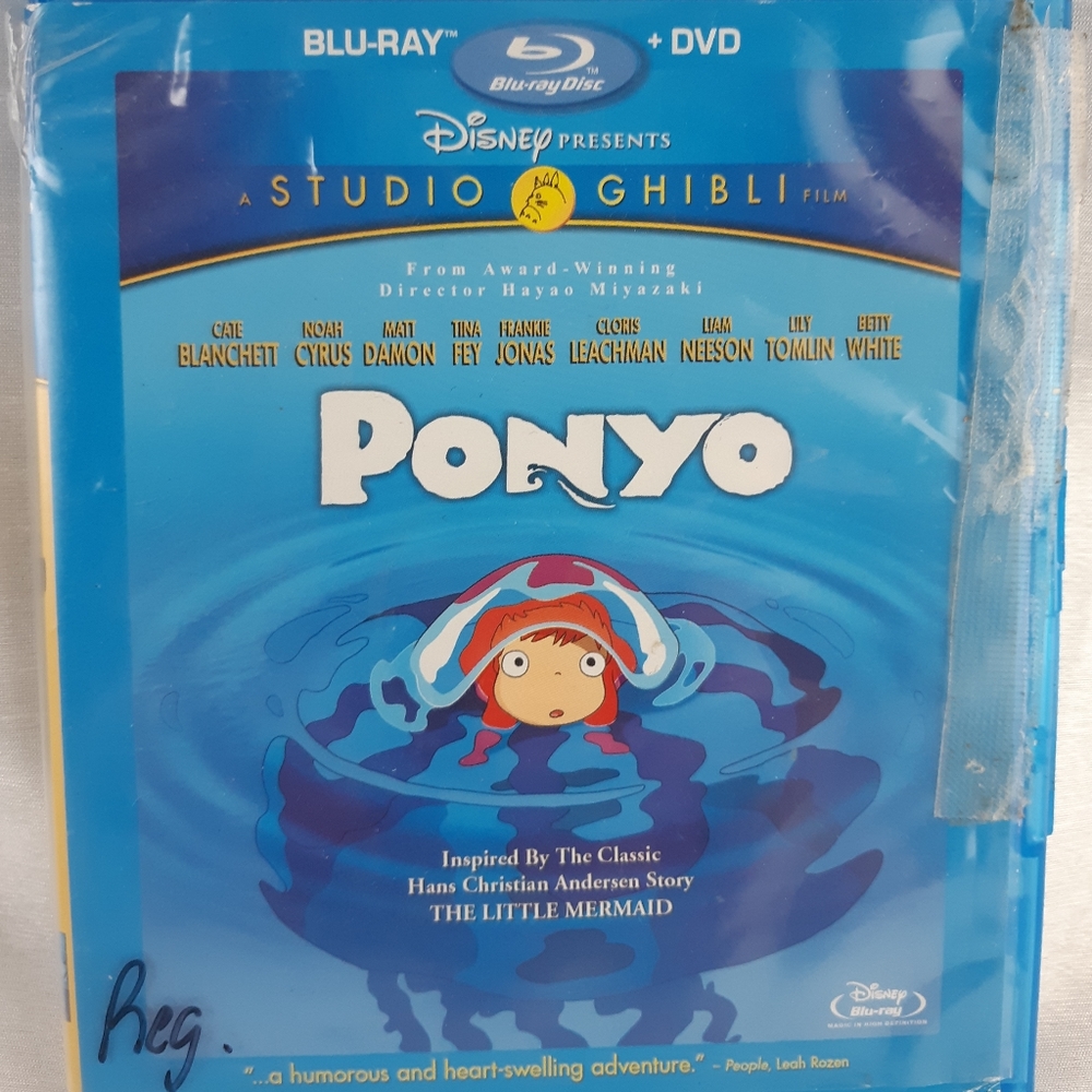 DISNEY/GHIBLI Ponyo BLU RAY